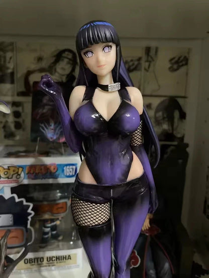 Hinata Hyuga Rave Girl Latex Naruto Exclusive Anime Figure PVC 11.8" [Boxed]