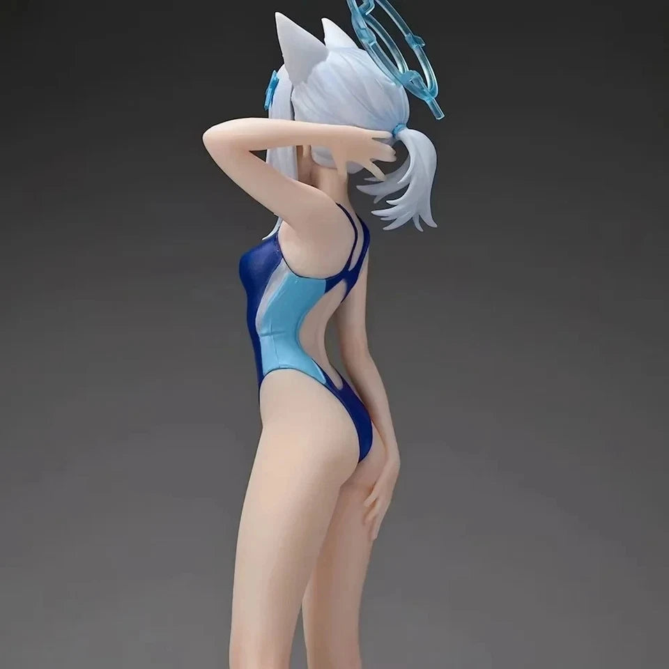 Sunaookami Shiroko Swimsuit Blue Archive Anime Figure Model Statue PVC 9" [Boxed]