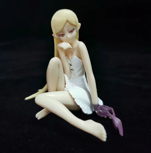 Shinobu Oshino Sitting Bakemonogatari Desktop Anime Figure Model PVC 4" [Boxed]