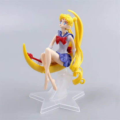 Usagi Tsukino Sailor Moon Anime Kawaii Desktop Figure Girl PVC 5.9" [No Box]
