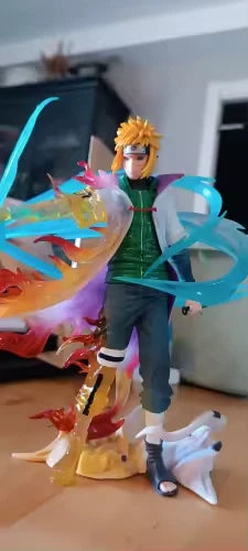 Minato Namikaze Rasengan Naruto Anime Collectible Figure 10" [Boxed : Battery Powered]