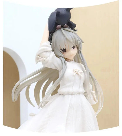 Sora Kasugano White Dress Yosuga no Sora Kawaii Anime Figure Model Statue PVC 8" [Boxed]