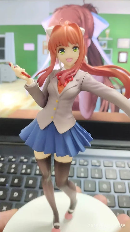 Monika Doki Doki Literature Club! Kawaii Popular Anime Figure PVC 7" [Boxed]