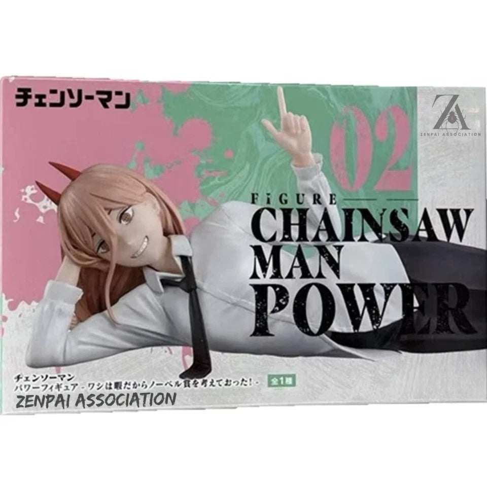 Power Lying Down Blood Devil Chainsaw Man Kawaii Anime Figure PVC 3" [Boxed : Original]