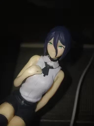 Reze Bomb Girl Sitting Chainsaw Man Anime Figure Model Statue PVC 4" [No Box]
