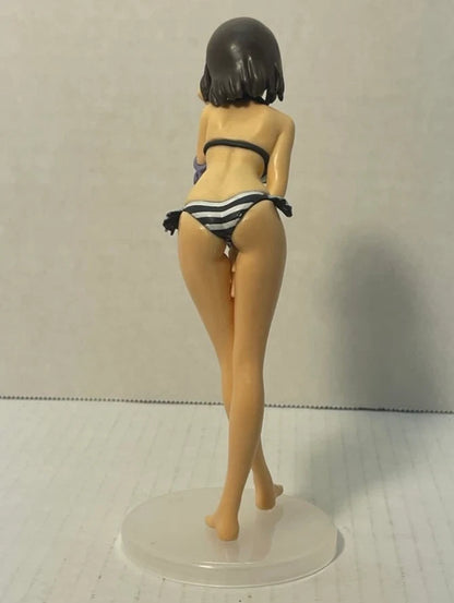 Megumi Kato Swimsuit Saekano Kawaii Anime Figure Model Statue PVC 6" [No Box]