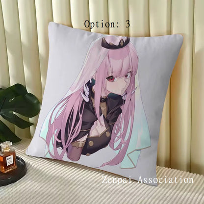 Mori Calliope Vocaloid Hololive Soft Pillow Cushion Cover 2 x 2 ft