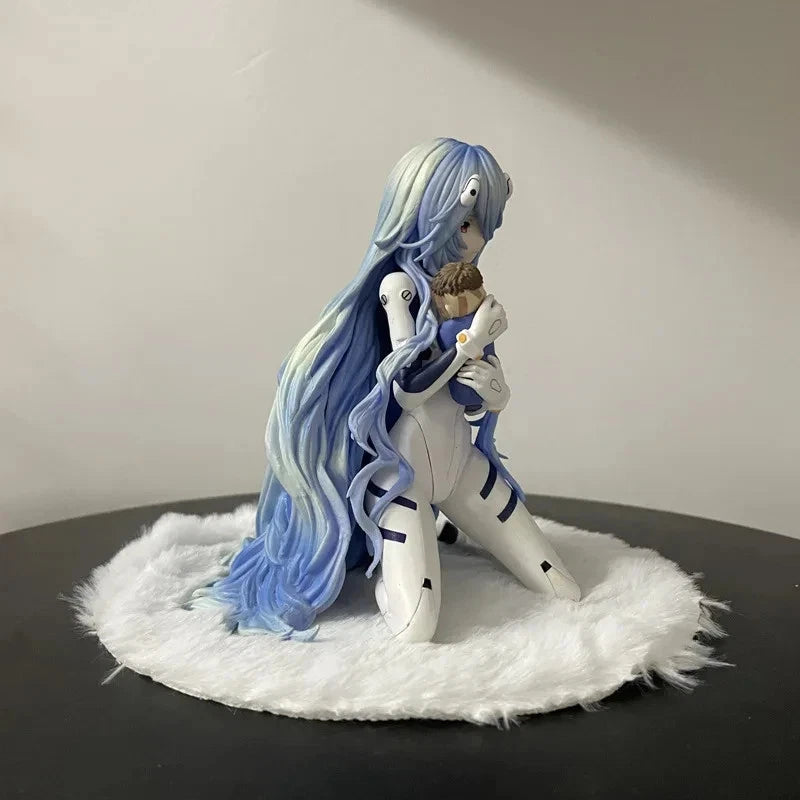 Rei Ayanami Pilot Suit Rebuild of Evangelion Anime Figure Model PVC 4" [No Box]