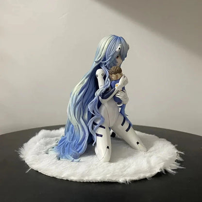 Rei Ayanami Pilot Suit Rebuild of Evangelion Anime Figure Model PVC 4" [No Box]