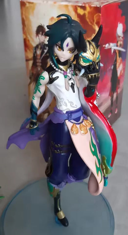 Xiao Vigilant Yaksha Genshin Impact Anime Figure Model Statue PVC 7" [Boxed]
