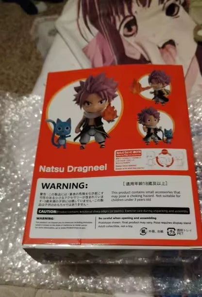 Natsu Fairy Tail Collectible Adjustable Chibi Anime Figure PVC 3.9" [Boxed]