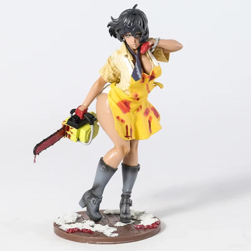 Female Leatherface Scary Parody Horror Figure PVC 7" [Boxed] *Adult Collectible*