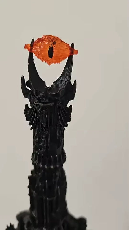 Barad-dur the Dark Tower The Lord of the Rings Ornament Statue Model PVC 7.8" [Boxed]