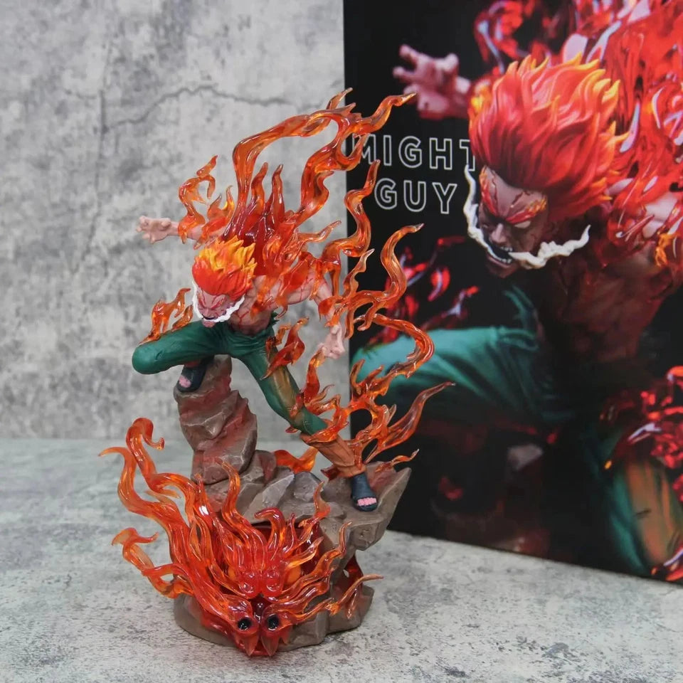 Might Guy Eight Gates Naruto Collector-Grade Anime Figure PVC 9" [Boxed]