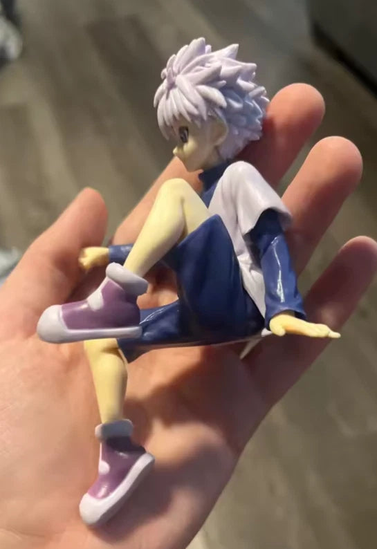 Killua Zoldyck Fist Bump Hunter X Hunter Anime Figure Model PVC 5" [No Box]
