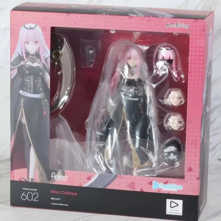 Mori Calliope Figma 602 Reaper Vocaloid Hololive Adjustable Figure PVC 5.9" [Boxed]