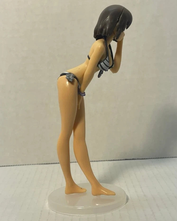 Megumi Kato Swimsuit Saekano Kawaii Anime Figure Model Statue PVC 6" [No Box]