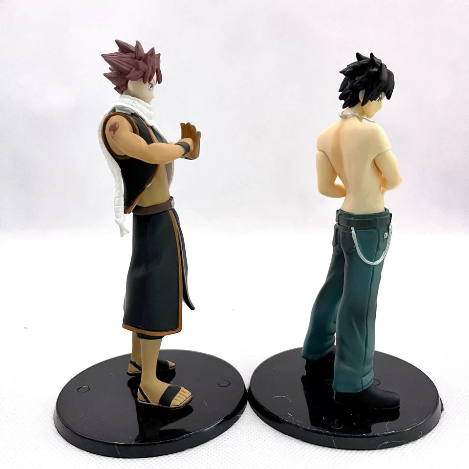 Natsu, Gray, Lucy, Erza Fairy Tail Anime Figure Model Statue PVC 6" [Boxed]