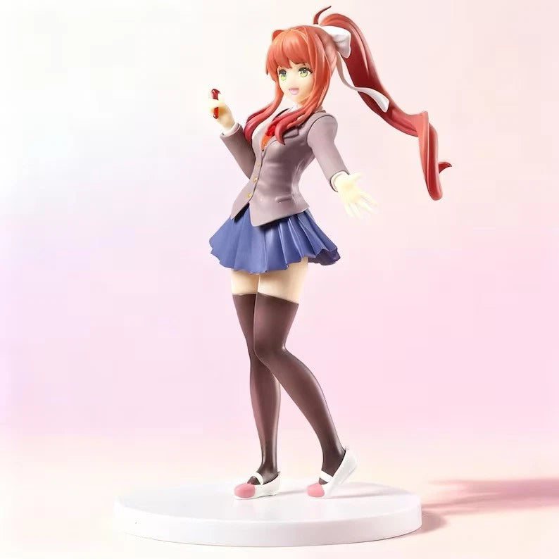 Monika Doki Doki Literature Club! Kawaii Popular Anime Figure PVC 7" [Boxed]