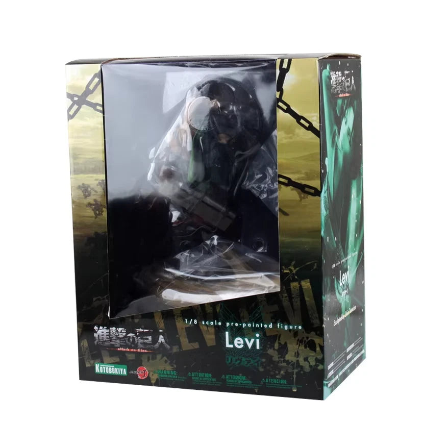 Levi Ackerman Attack on Titan AoT Anime Rare Action Figure PVC 13.7" [Boxed]