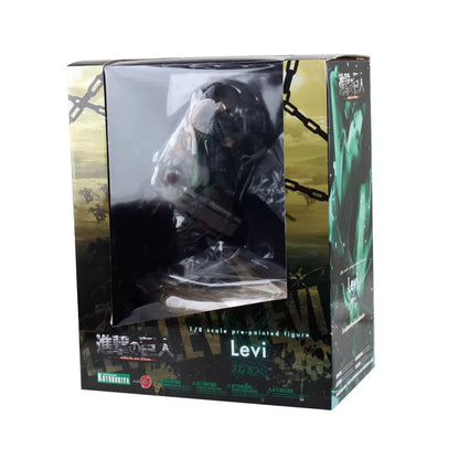 Levi Ackerman Attack on Titan AoT Anime Rare Action Figure PVC 13.7" [Boxed]
