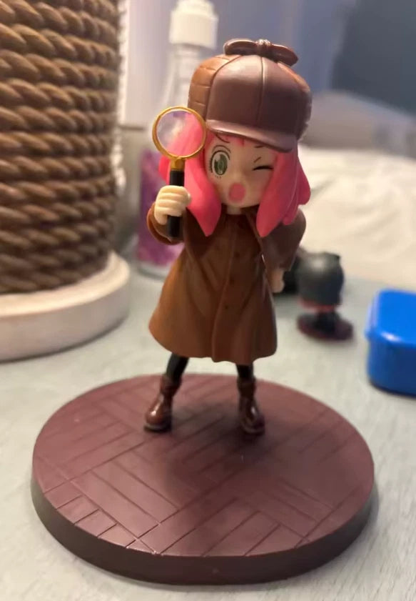 Anya Forger Winter Detective Spy × Family Anime Kawaii Figure PVC 5.2" [Boxed]