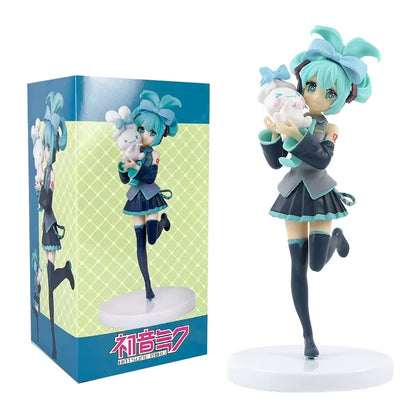 Hatsune Miku x Cinnamoroll Project DIVA Vocaloid Kawaii Figure PVC 7" [Boxed]