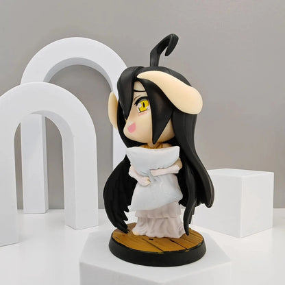 Albedo OVERLORD Anime Kawaii Chibi Desktop Figurine Girl PVC 4.2 in [No Box]