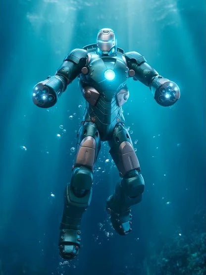 Iron Man Mark 37 Hammerhead Marvel Adjustable Action Figure Model PVC 7" [Boxed]