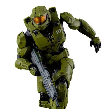 Master Chief Spartan-II 117 Halo Adjustable Rare Action Figure PVC 6.4" [Boxed]