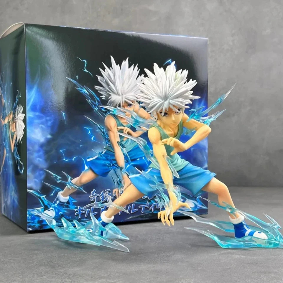 Killua Zoldyck Godspeed Hunter × Hunter NEW Anime Figure Model Statue PVC 6" [Boxed]