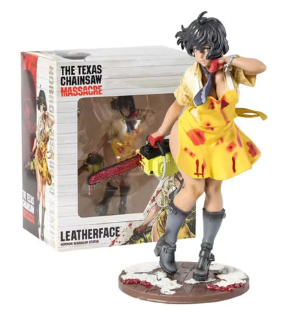 Female Leatherface Scary Parody Horror Figure PVC 7" [Boxed] *Adult Collectible*