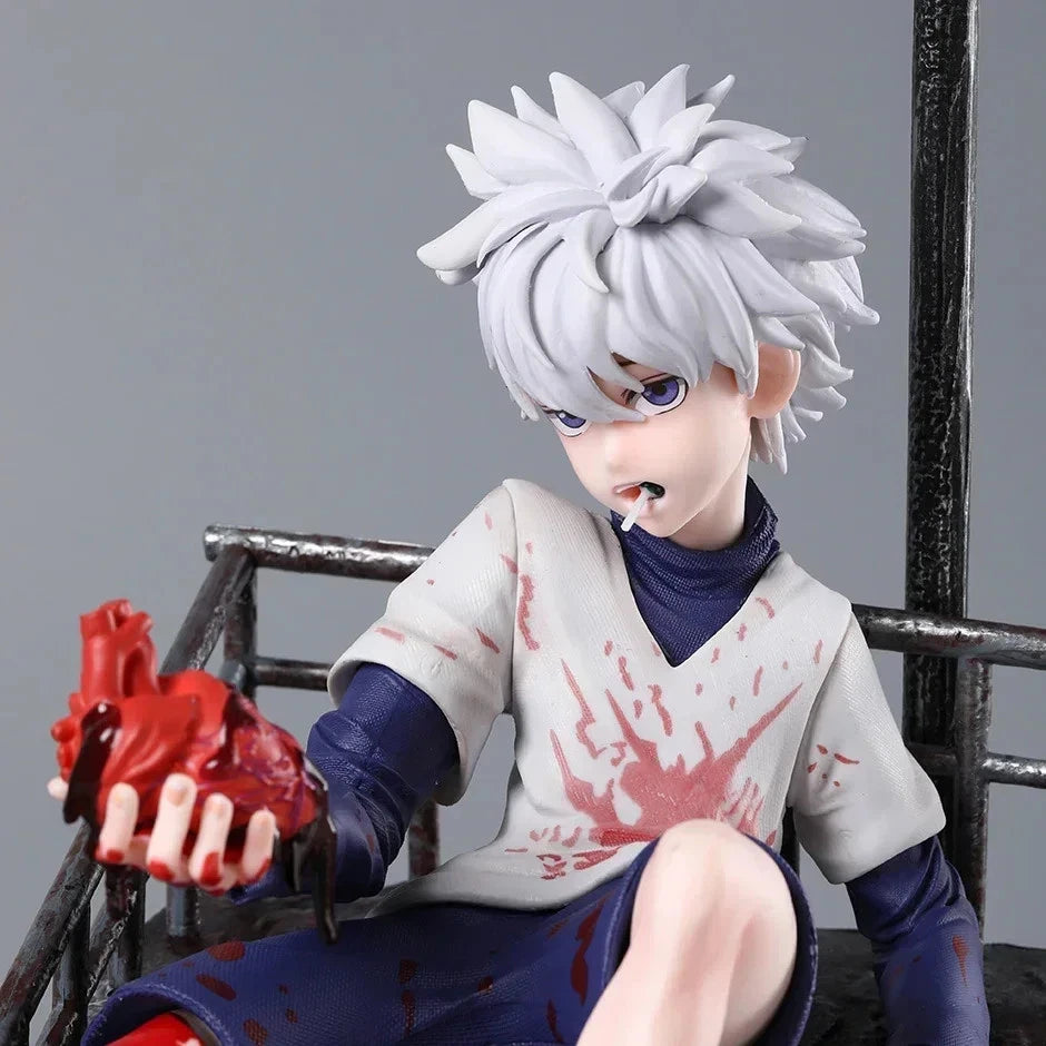 Killua Zoldyck Heart Grab Hunter × Hunter Anime Figure Model PVC 13" [Boxed]