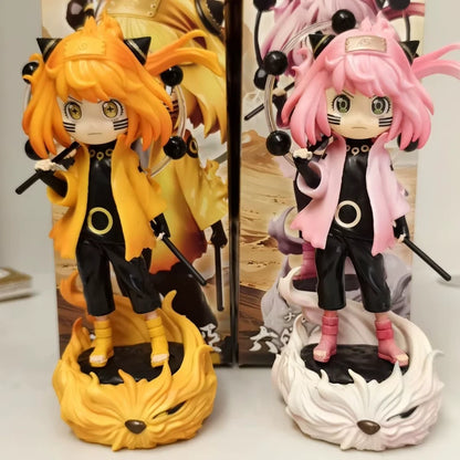 Anya Naruto Uzumaki Outfit Spy × Family Anime Kawaii Figure PVC 5.1" [Boxed]