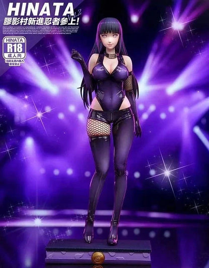 Hinata Hyuga Rave Girl Latex Naruto Exclusive Anime Figure PVC 11.8" [Boxed]