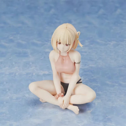 Chisato Nishikigi Beachwear Lycoris Recoil Anime Kawaii Figure PVC 4.5" [No Box]