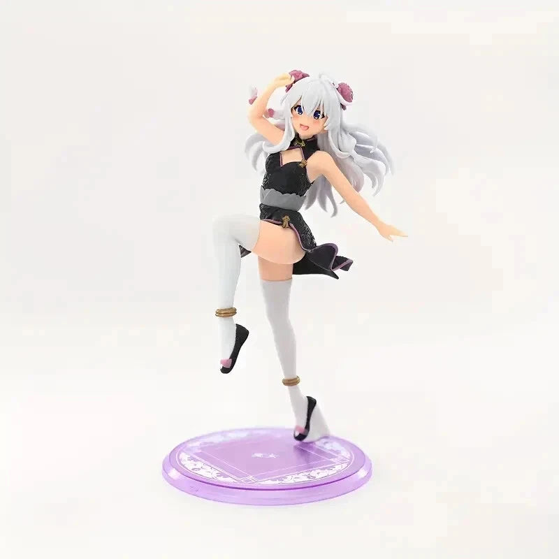 Elaina Cheongsam Wandering Witch Charming Kawaii Anime Figure PVC 4" [No Box]