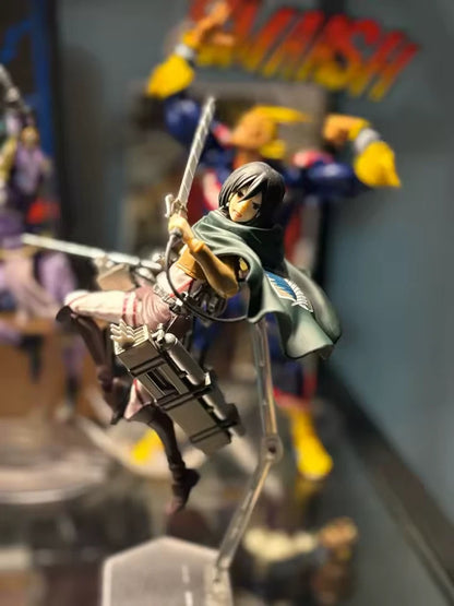 Mikasa Ackerman Attack on Titan Adjustable Anime Action Figure PVC 6.4" [Boxed]