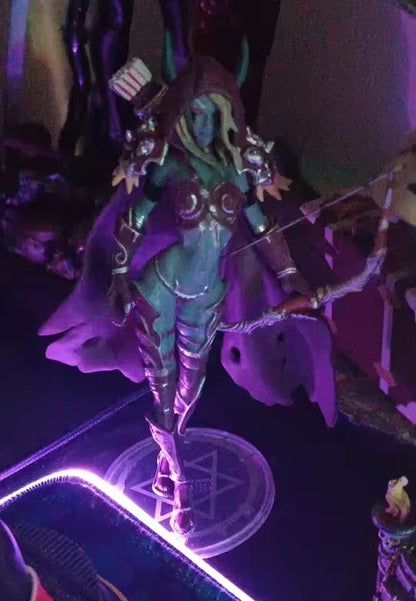 Sylvanas Windrunner Banshee Queen World of Warcraft Figure Model Statue PVC 6.5" [Boxed]