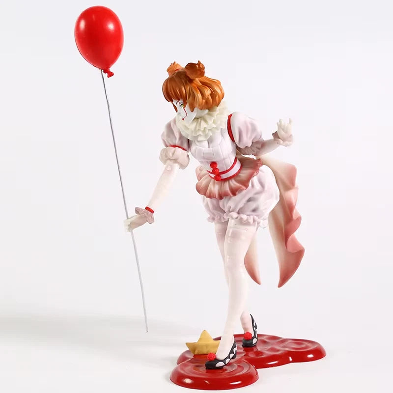 Female Pennywise The Clown Collectible Scary Parody Horror Figure PVC 7" [Boxed]