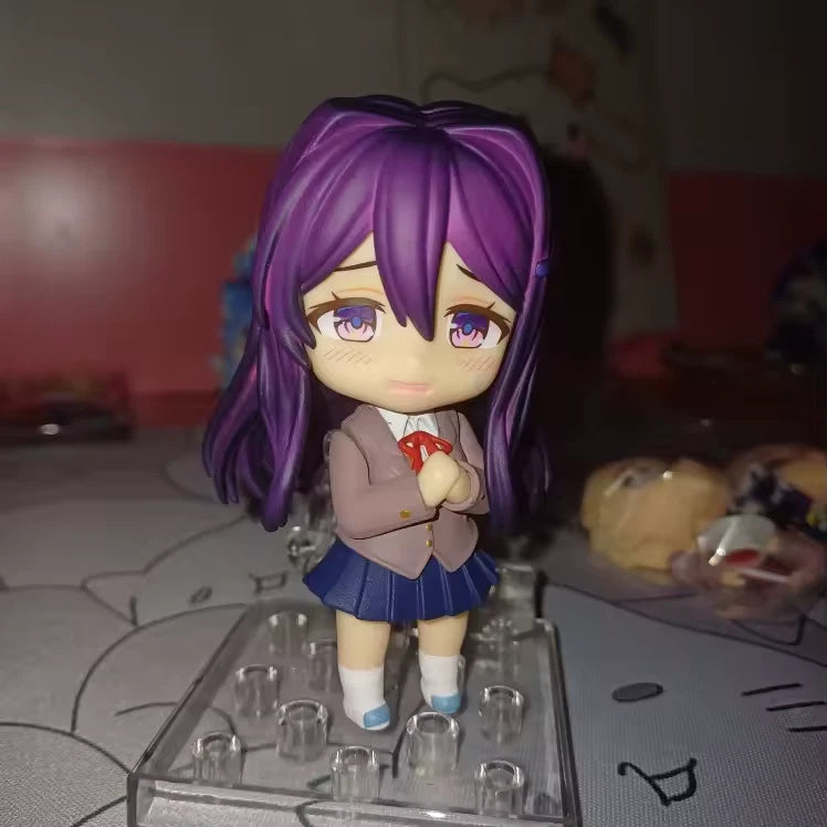 Yuri Doki Doki Literature Club! Adjustable Kawaii Anime Figure PVC 4" [Boxed]
