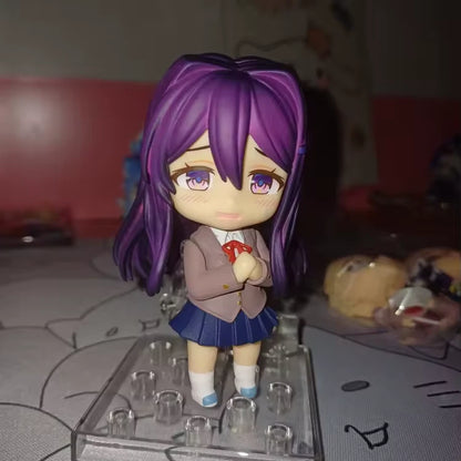Yuri Doki Doki Literature Club! Adjustable Kawaii Anime Figure PVC 4" [Boxed]