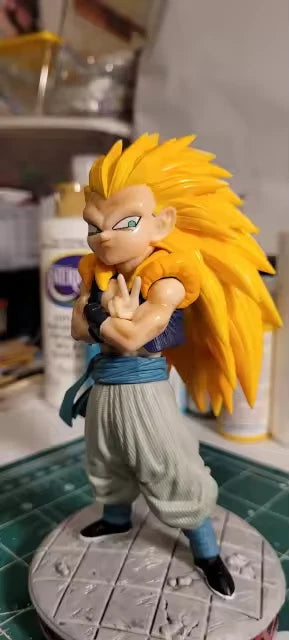 Gotenks Super Saiyan 3 Dragon Ball Z Anime Collectible Figure  PVC 6.6" [No Box]