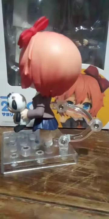 Sayori Doki Doki Literature Club! Adjustable Kawaii Anime Figure PVC 4" [Boxed]