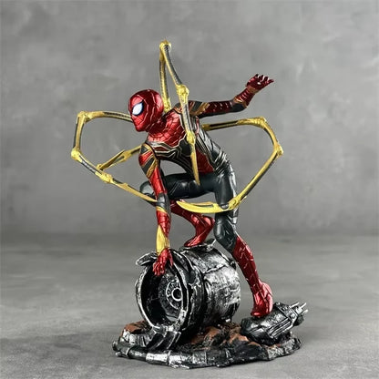 Spider-Man Iron Suit Mavel Avengers Infinity War Figure Model Statue PVC [No Box]