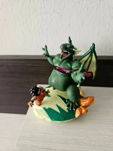 Yajirobe vs Cymbal Dragon Ball Collectible Anime Figure Model Statue PVC 3"