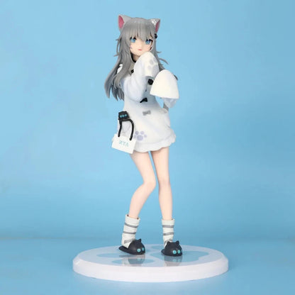 Gawr Gura Neko Hololive Vtuber Kawaii Anime Figure Model Statue PVC 8" [Boxed]