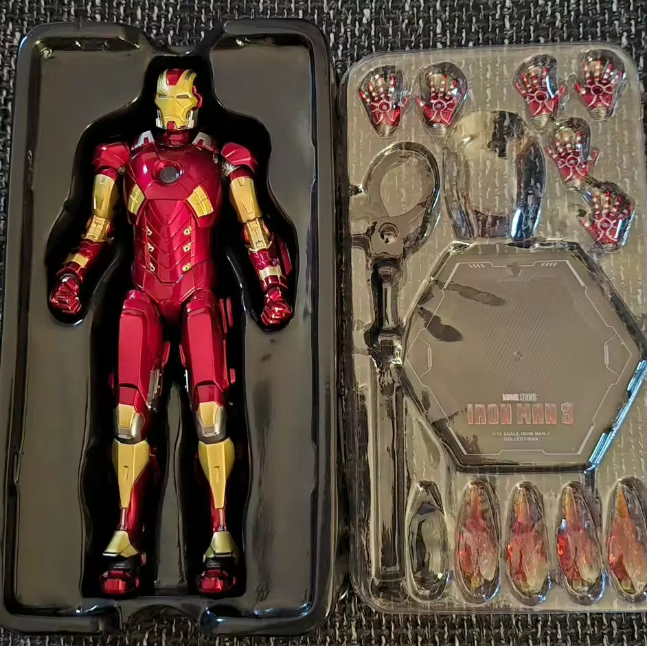 Iron Man Mark 9 Marvel Adjustable Classic Action Figure Model PVC 6.5" [Boxed]