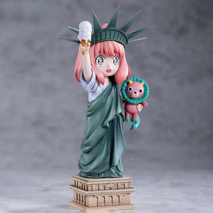 Anya Statue of Liberty Outfit Spy × Family Anime Figure PVC 7 in [No Box]