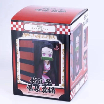 Nezuko Kamado Hiding in her Box Demon Slayer  Anime Kawaii Figure PVC 8.6" [Boxed]